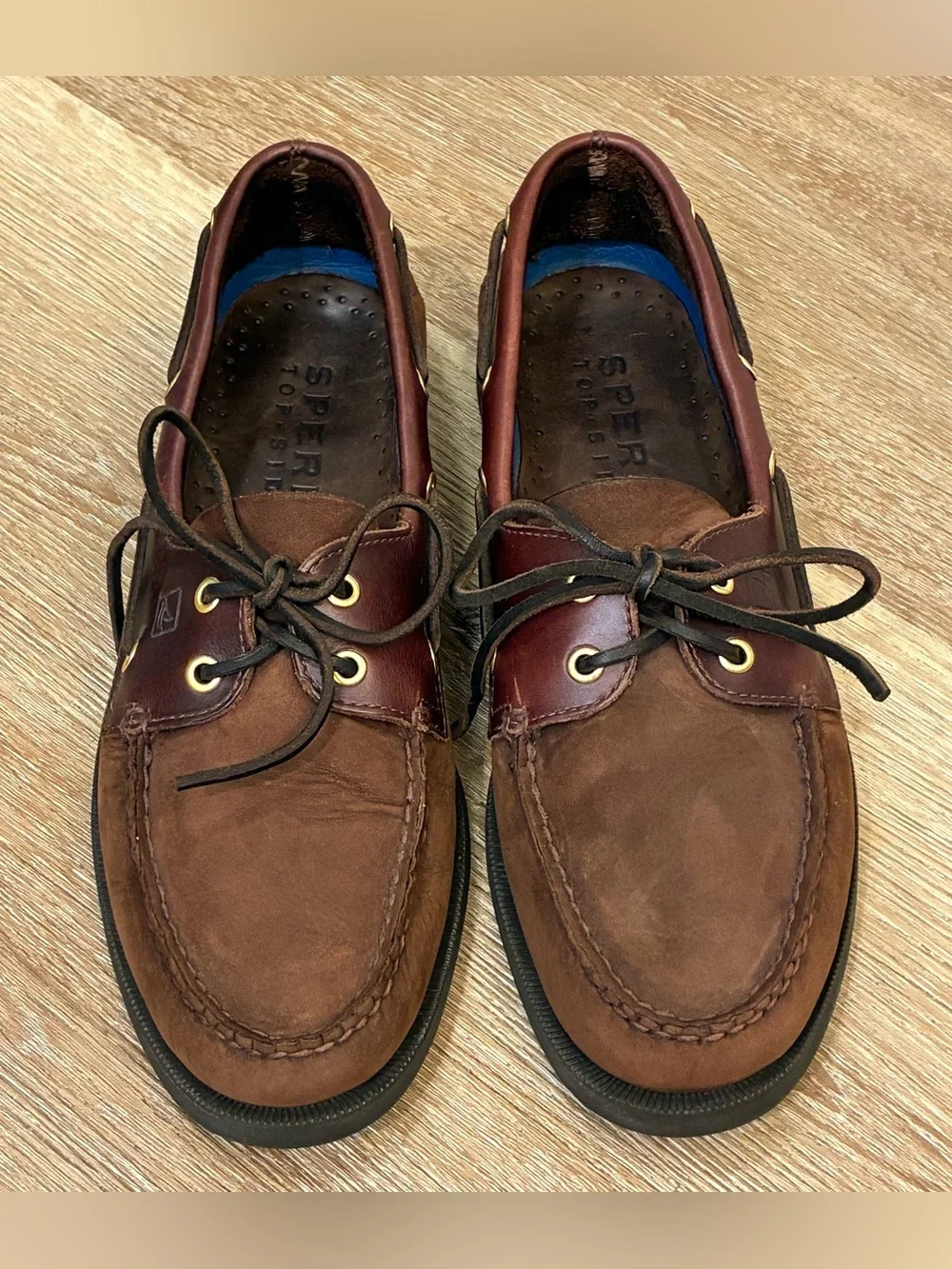 Sperry Authentic Original Leather Boat Shoes Brown Men’s Size US 10.5